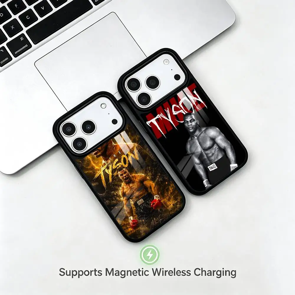 boxer Mike Tyson Cool  gift Phone Case For iPhone17,16,15,14,13,12,11 Plus,Pro Compatible with magnetic wireless charging