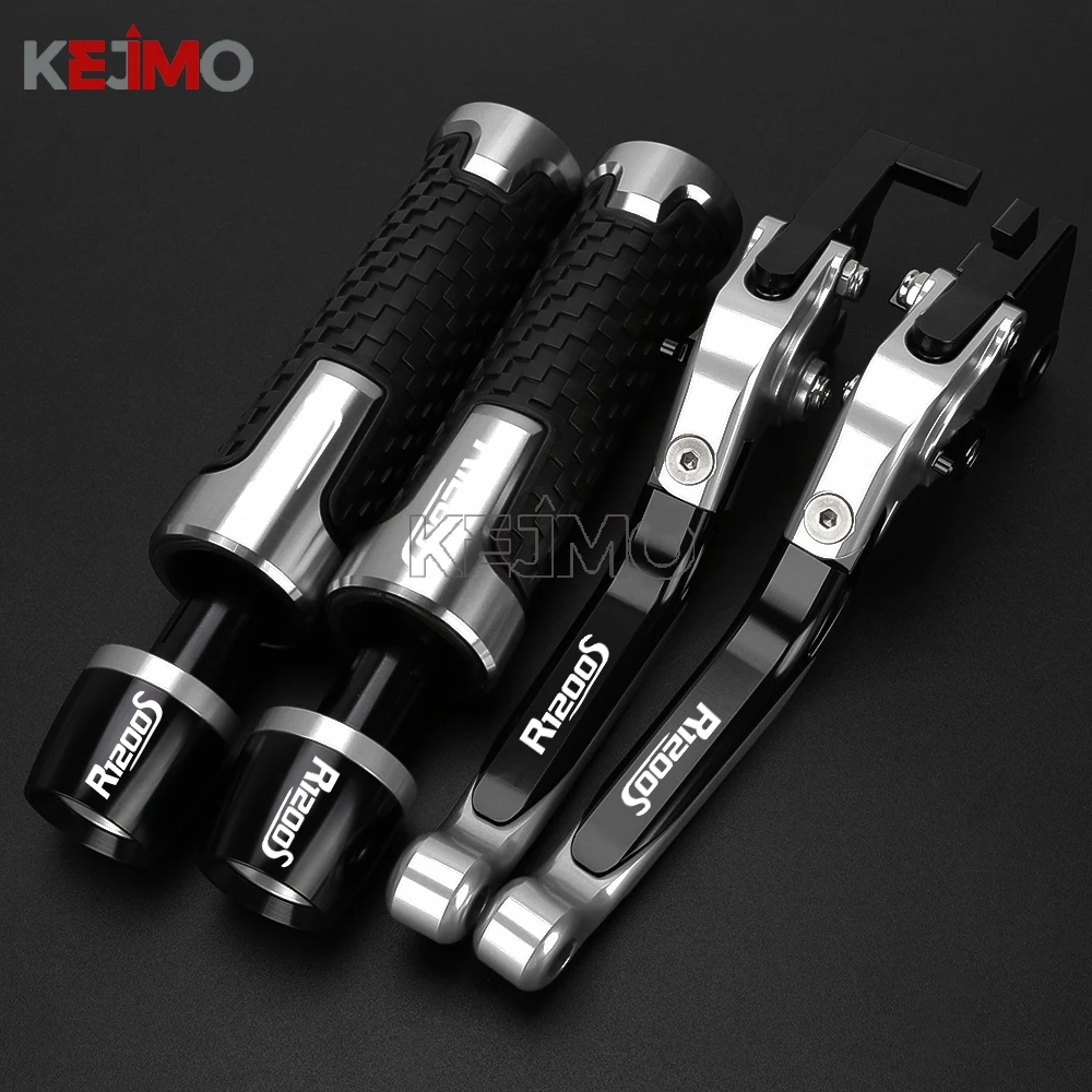 

FOR BMW R1200S R 1200 S 2006 2007 2008 Motorcycle aluminum Brake Clutch Levers Non-slip Handlebar knobs Handle Hand Grips Ends