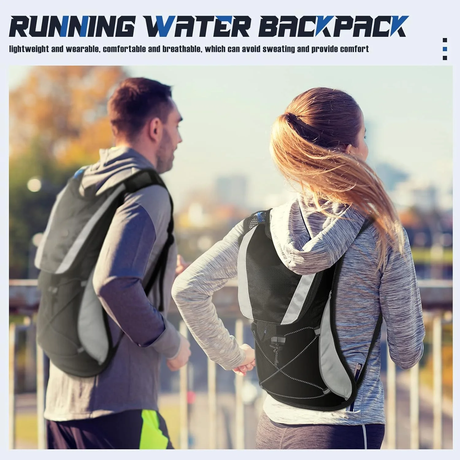 ابق مرطبًا بشكل صحيح على مغامراتك الخارجية مع مجموعة حقيبة الظهر المائية خفيفة الوزن ومتينة - مثالية للرجال النشطين أ #6