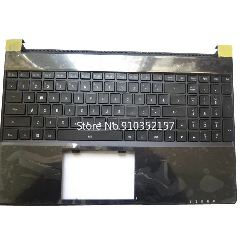 Palmrest & KeyboardสำหรับGIGABYTEสำหรับAERO 15 15X 273636w81j20s 4rkp650800002 สีดำใหม่