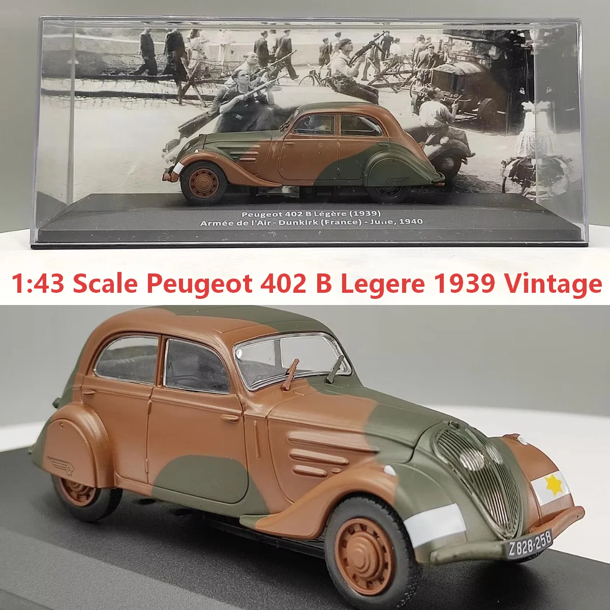 modellino-in-metallo-pressofuso-in-scala-1-43-peugeot-402-b-legere-1939-auto-d'epoca
