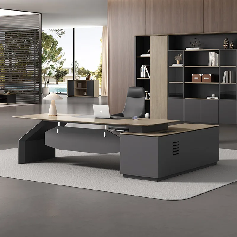 High Quality Office Desk Secretary Organizer High End Storage Computer Desks Executive Minimalist Bureau Desk Furniture