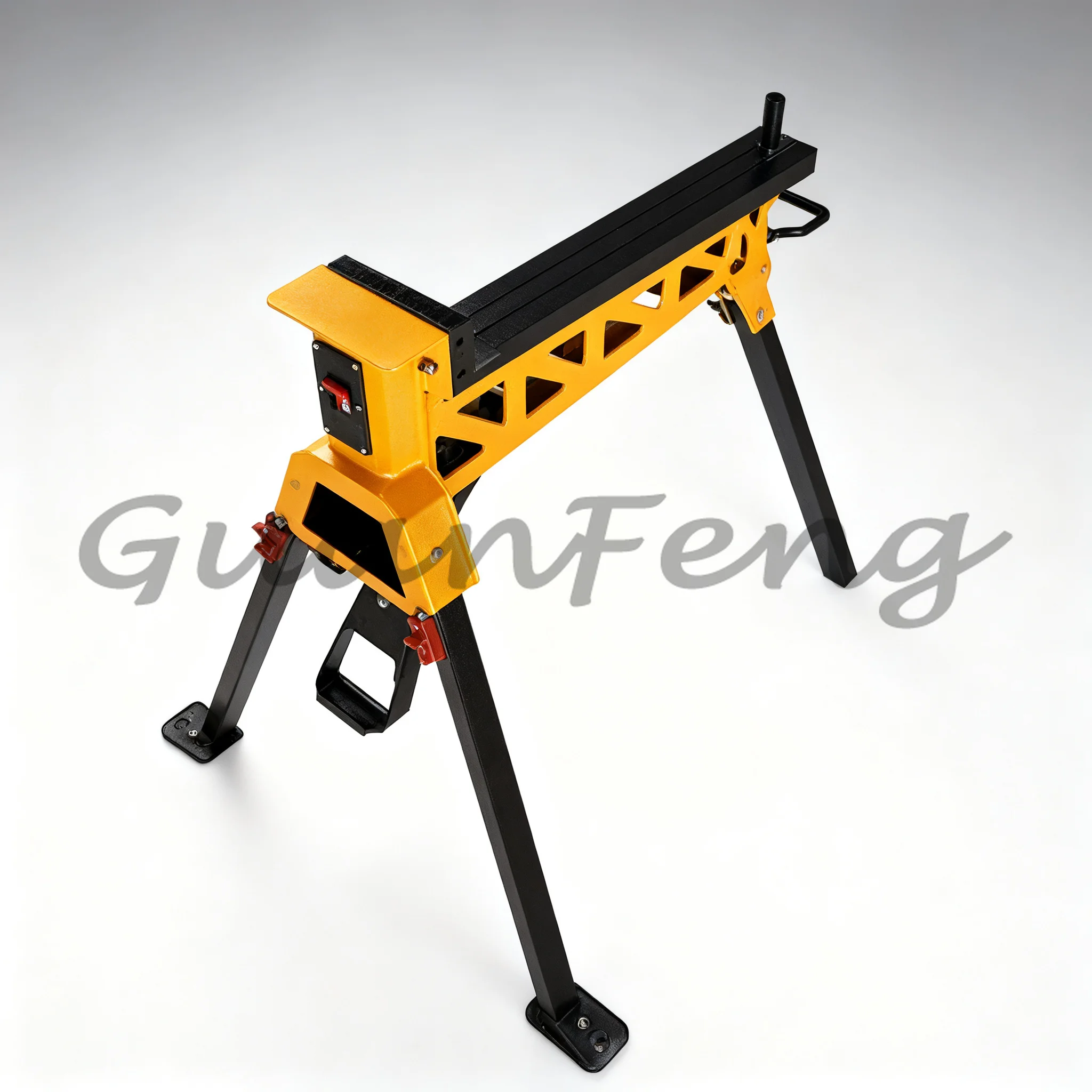 Folding Saw Horse Workbench, Portable Workstation with Clamping System, Jawhorse Clamping Table for Woodworking