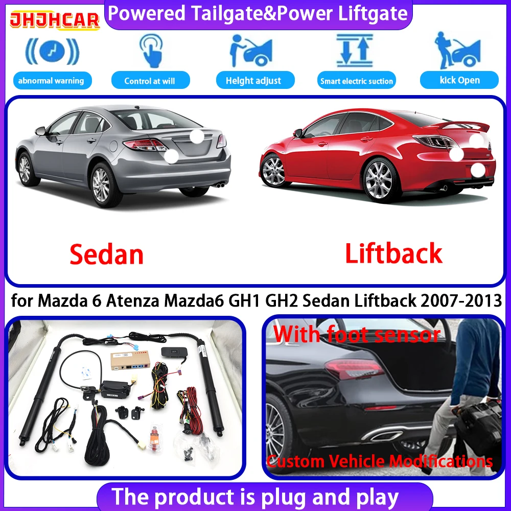 for Mazda 6 Atenza Mazda6 GH1 GH2 Sedan Liftback 2007-2013 OEM Smart Electric Powered Tailgate Power Liftgate Tailgate System