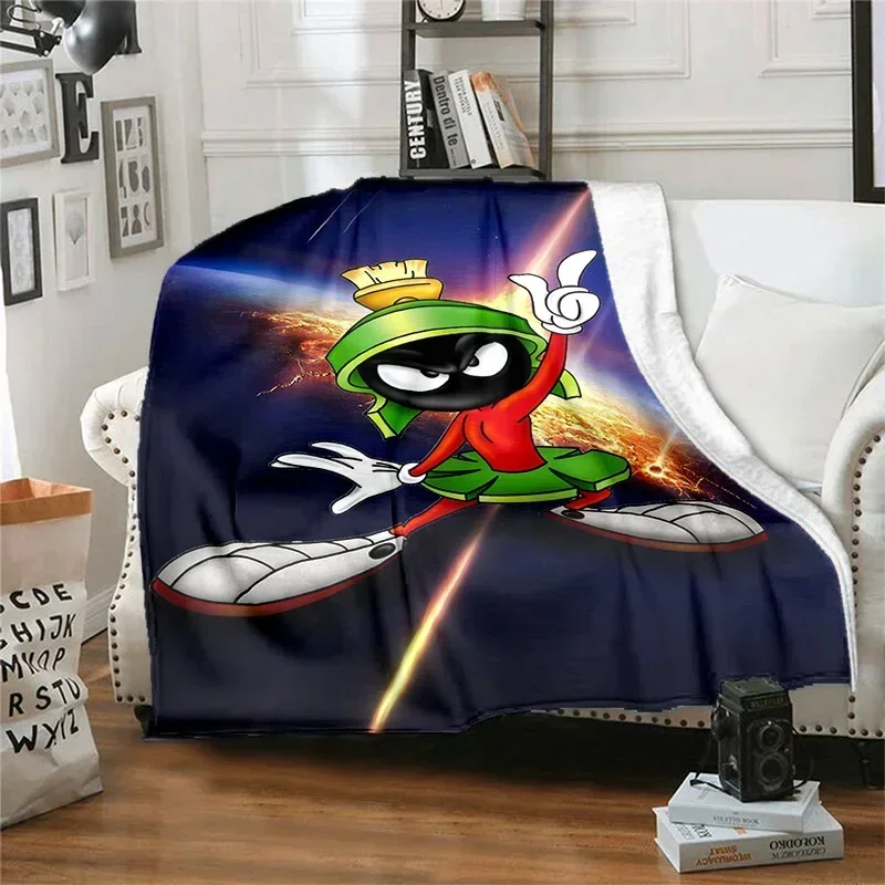 

Anime Marvin the Martian Throw Blanket Soft Flannel Thin Blankets for Bed Sofa Cover Bedspread picnic cooling gift Home Deco