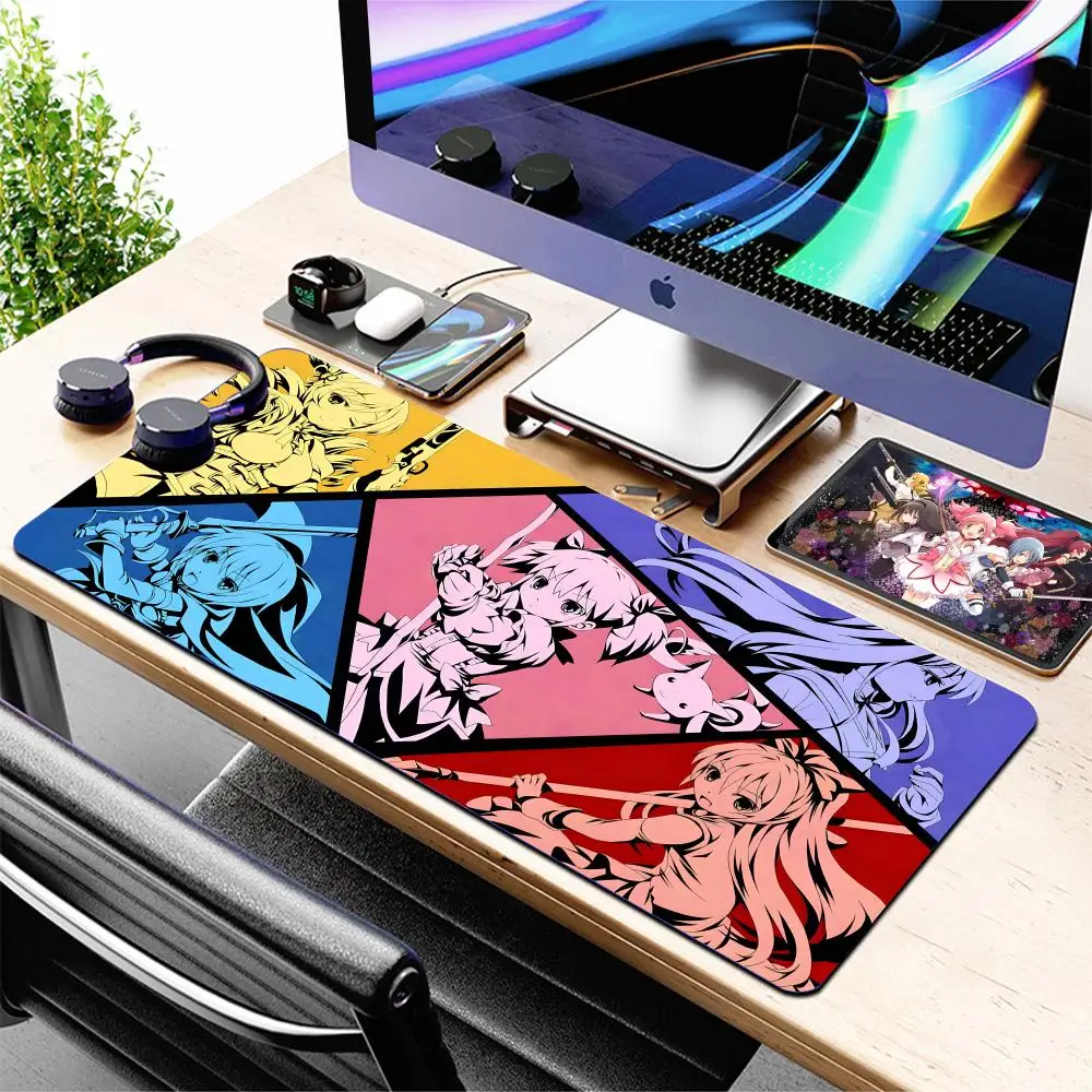 Puella Magi Madoka Magica Kaname Mami Table Keyboard Desktop Mousepad Gaming Game Laptop Desk Mats Cushion Mouse Pad Office Mat