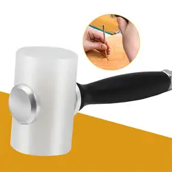 NOVO Diy Couro Carving Artesanato Martelo Tool Kit T-shaped Nylon Martelo Cabeça Impressão Corte Punching Tool