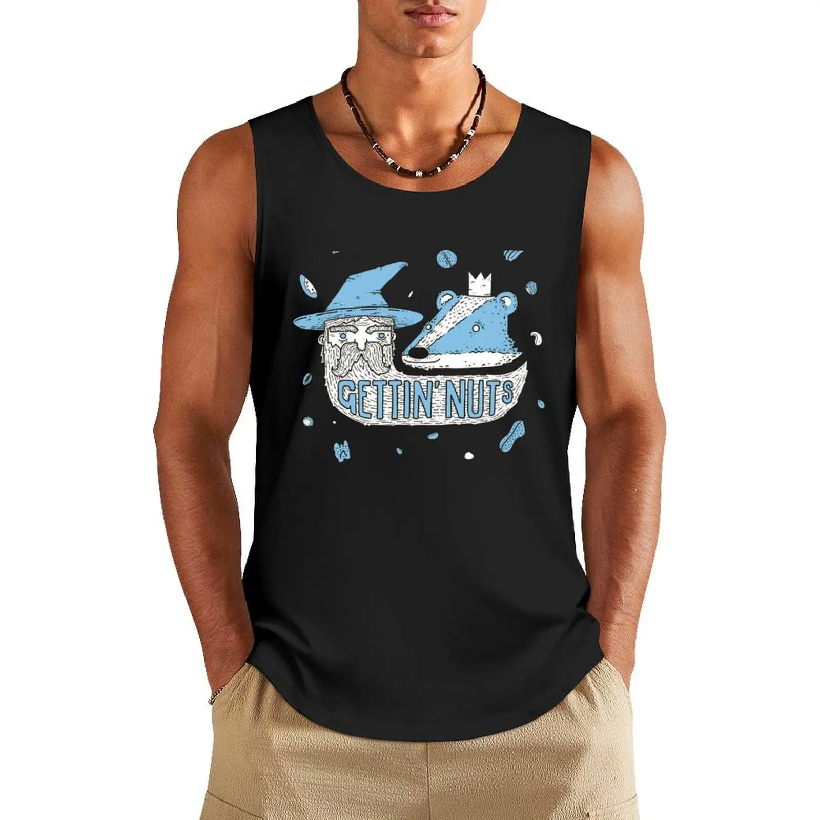 Camiseta sin mangas Find-out-out-all-the-latest-nuts-Usidore-y-Chunt-have-out-the-wizard-claws-and-paws-in-on-He