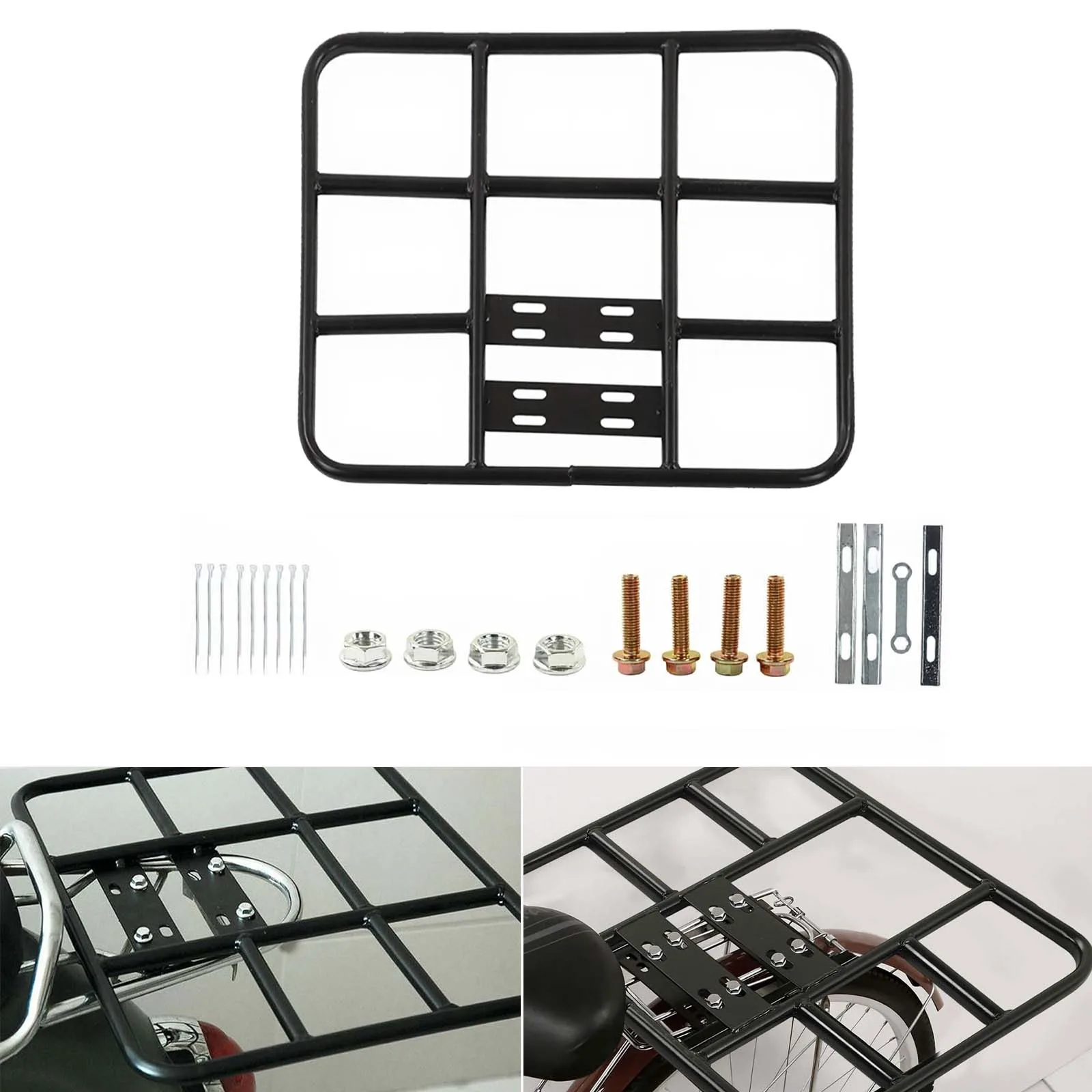 1 Set Electric Vehicle Food Delivery Box Mounting Bracket Vehicle Equipment Base Bicycle Accessories - view 2