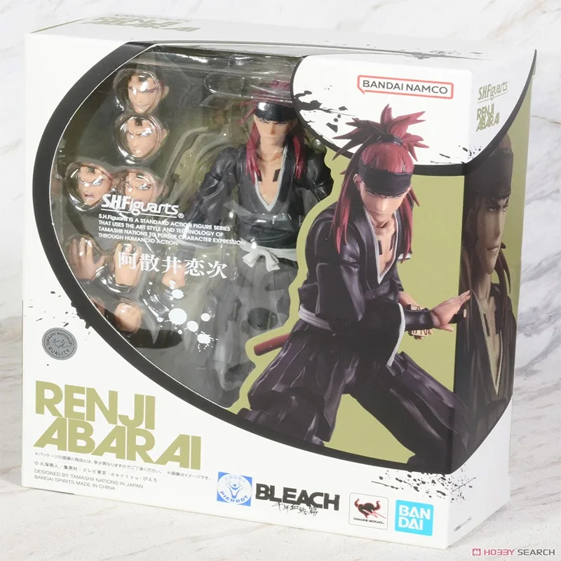 

Оригинальная натуральная фигурка Bandai, модель Bleach, комплект аниме-фигурок SHF Abarai Renji, коллекция экшн-фигурок, модель игрушки для мальчиков, подарки