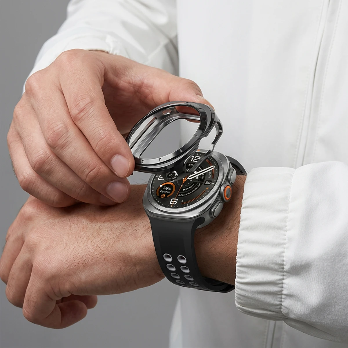 Hollow Case for Samsung Galaxy Watch Ultra2 47mm Soft TPU Bumper Protective Shell Cover for Galaxy Watch Ultra 2026 Accessories