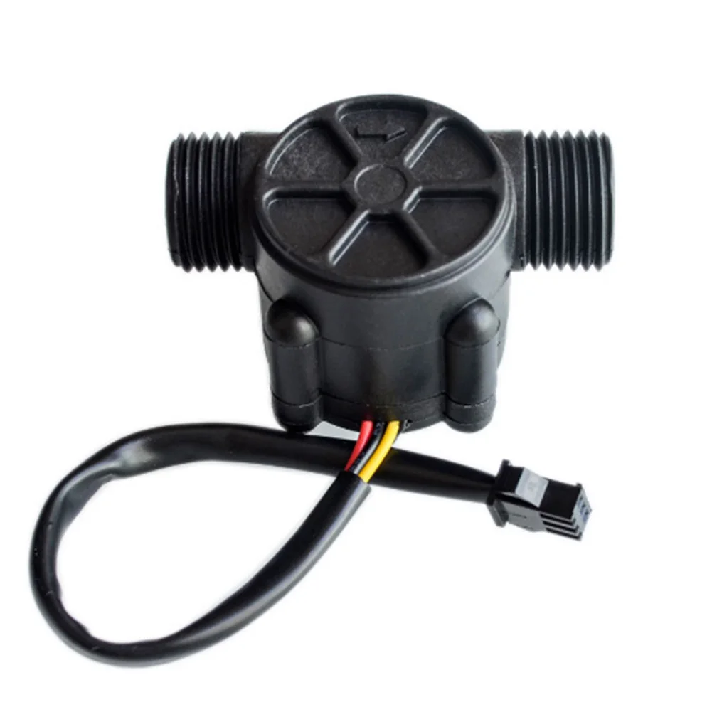YF-S201 Water Flow Sensor DC 5-18V Flowmeter Hall Flow Sensor Water Control Liquid Flow Sensor Switch G1/2 Thread 1-30L/min