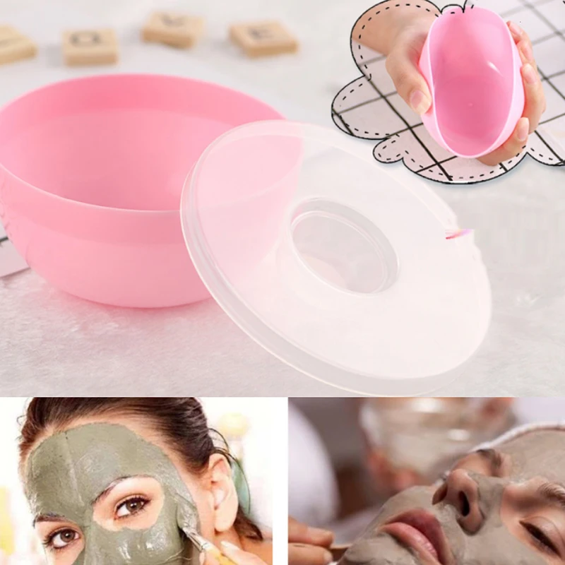 Máscara facial e colher set, diy beleza acessórios, misturando ferramentas, cuidados com a pele, maquiagem suprimentos, para a mulher