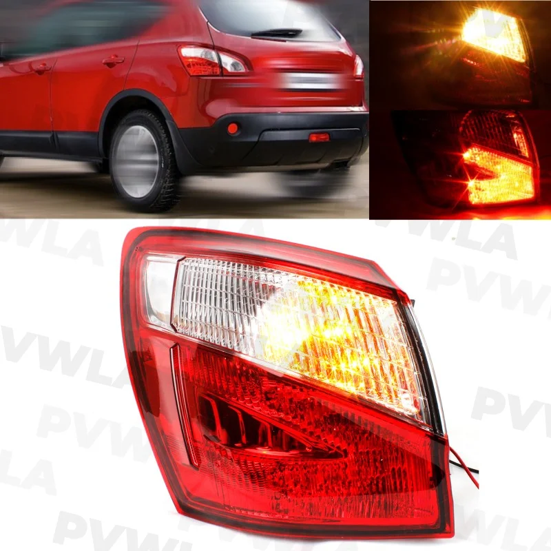 

For Nissan Qashqai 2010 2011 2012 2013 2014 1Pc Left Outside Rear Tail Light Lamp 26555-BR00A