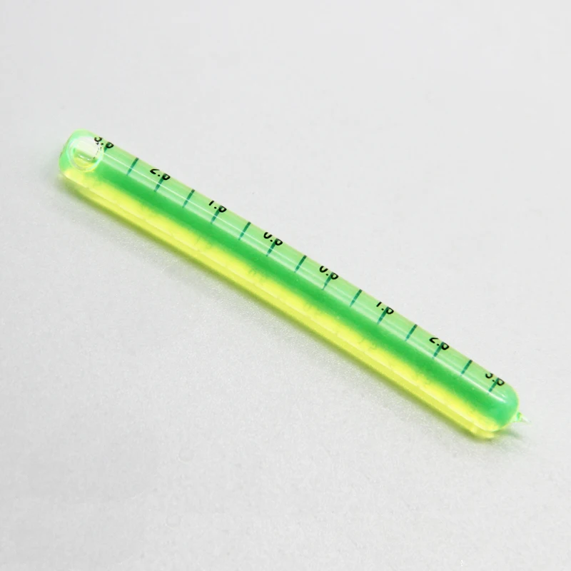 External arc leveling bubble glass long level gauge High precision glass tube horizontal bubble bead