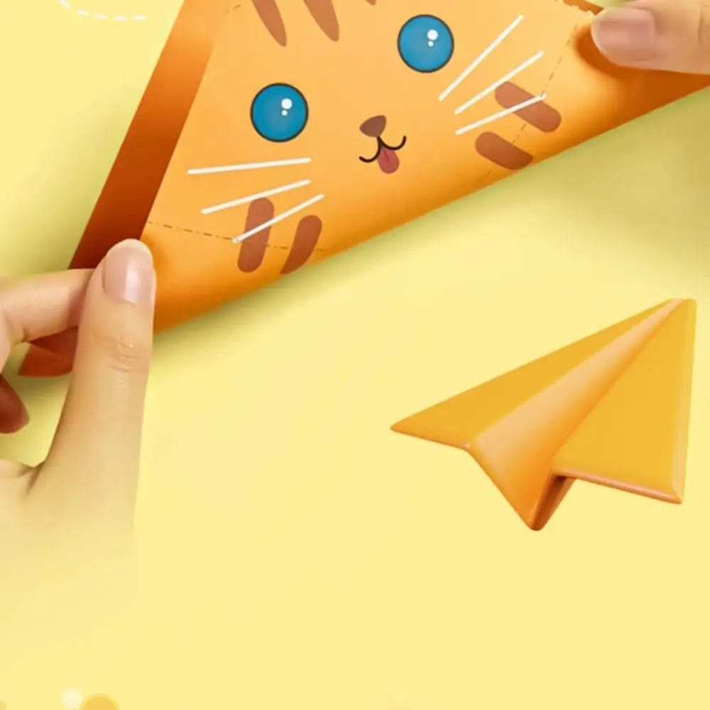 Paper 3D Cartoon Origami Paper Book Montessori Art Learning Children Handmade Paper Toy Folding and Cutting Educational