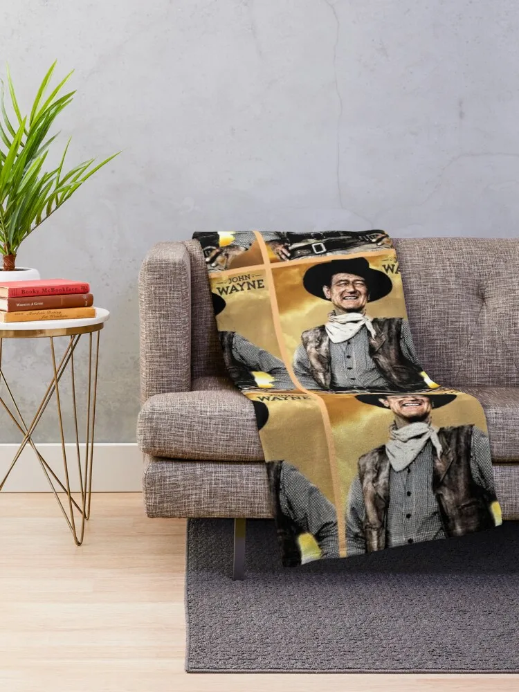 John Wayne Throw Blanket Moving Stuffeds for sofa Blankets