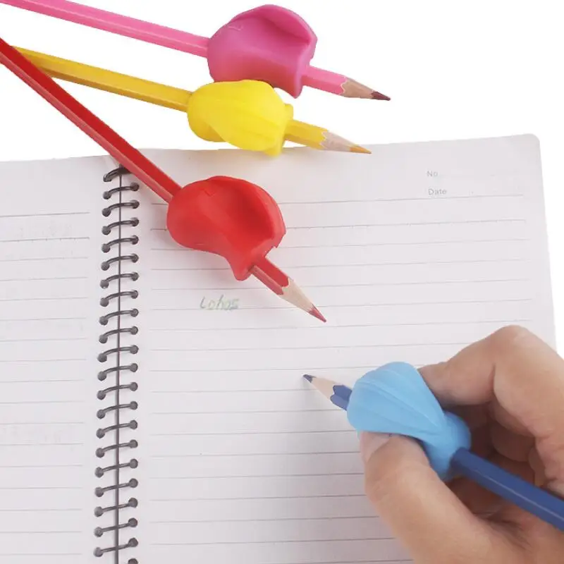 5-10Pcs Ergonomic Pen Grip Writing Aid Grip Pencil Holder Grip for Kids Adult Writing,Enhances Grip Control,Writing Tools
