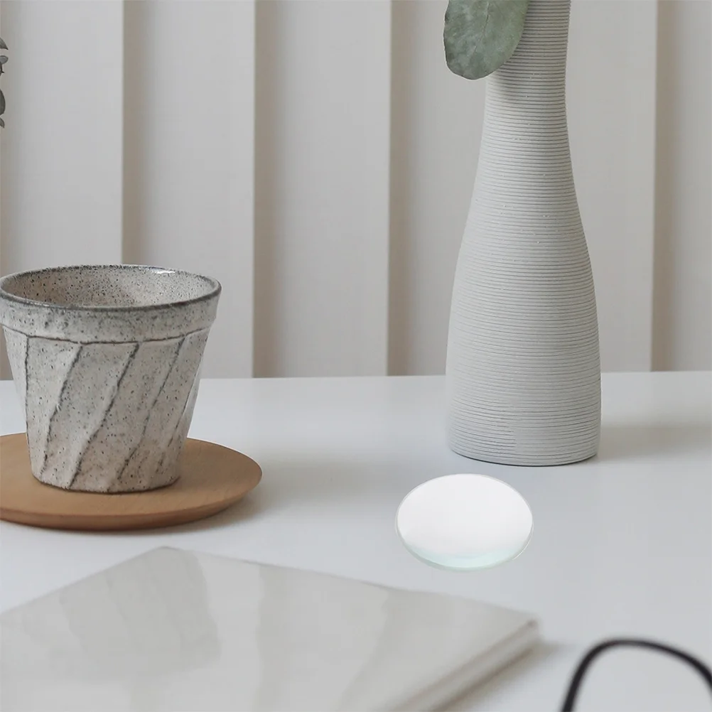 2 pezzi 30mm 50mm lunghezza focale doppia lente convessa vetro ottico trasparente strumento didattico di fisica lenti in vetro ottico