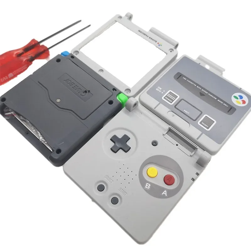 For GameBoy Advance SP Classic NES Limited Edition Replacement Housing Shell Screen Lens For GBA SP Housing Case Cover