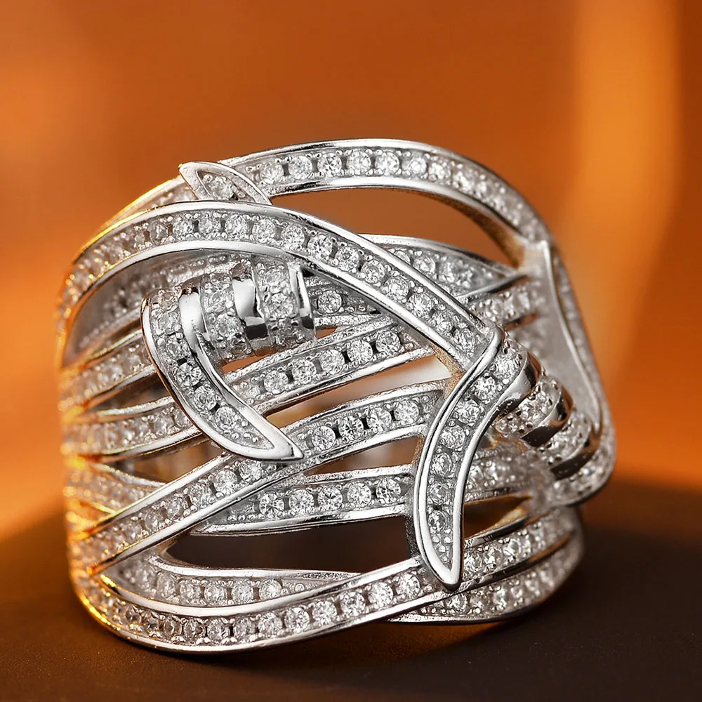 

Кольцо из стерлингового серебра 925 пробы для женщин