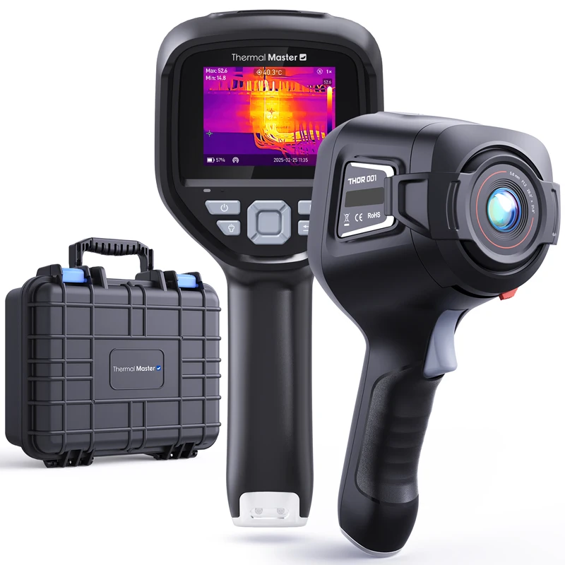 

550 ℃ Тор001 Инфракрасная тепловизионная камера, разрешение 512*384 X3IR, 4-кратный цифровой зум, HVAC, тепловизор