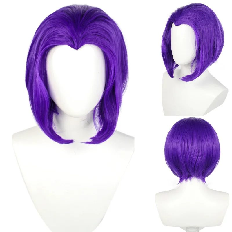 

Ворон Ворона Рэйчел Роуз Аниме Люди Икс Косплей Парик Красота Точка Фиолетовый Внутренняя Зажим Короткие Волосы