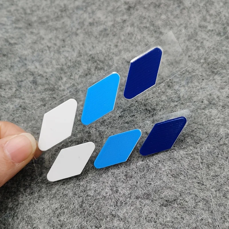 2PCS Three-Color Grid Universal B-Pillar Scratch Cover Waterproof Car Body Sticker Decal Easy Installation for All Car Models