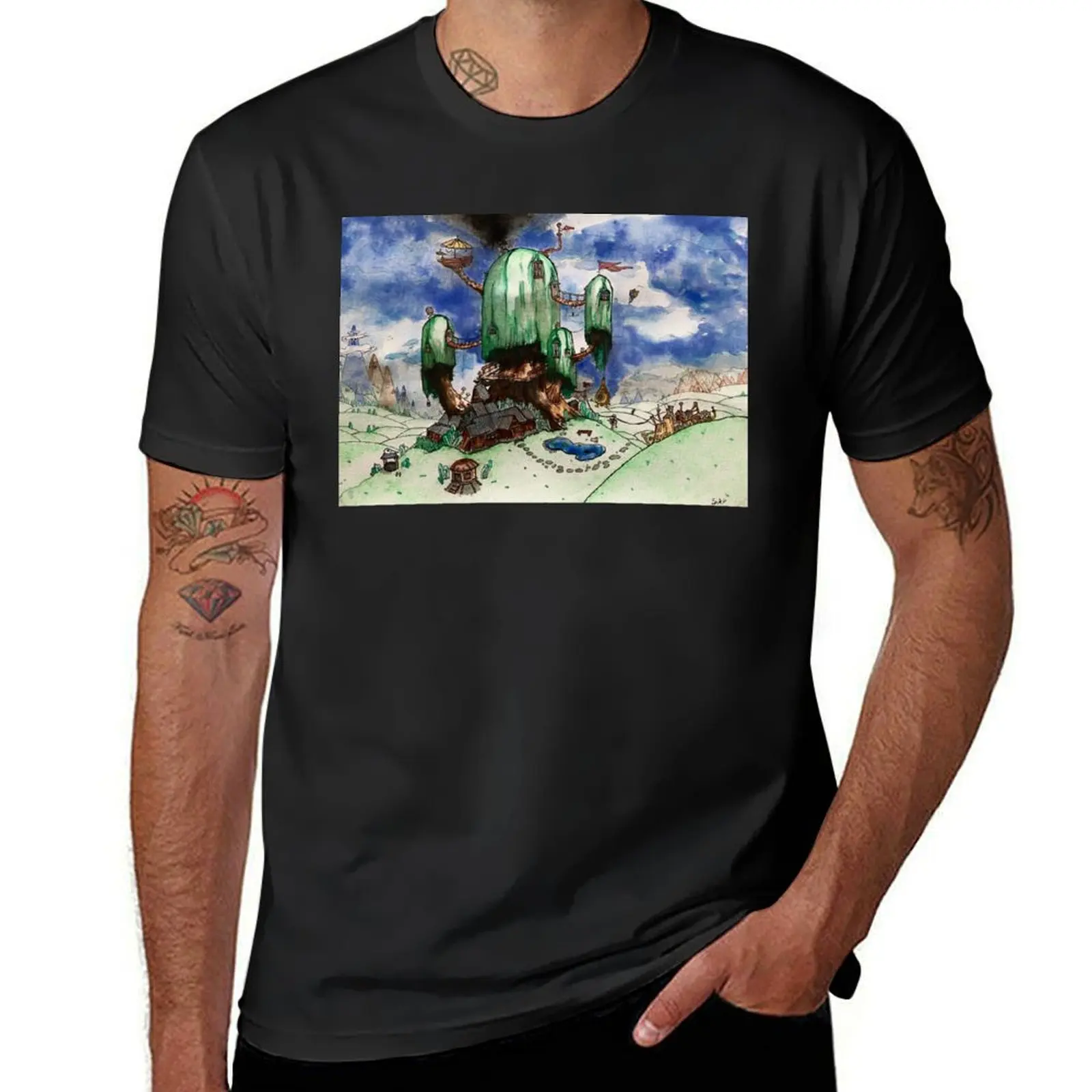 The Tree House! T-Shirt hippie clothes plus size tops cute clothes sublime T-shirts for men cotton