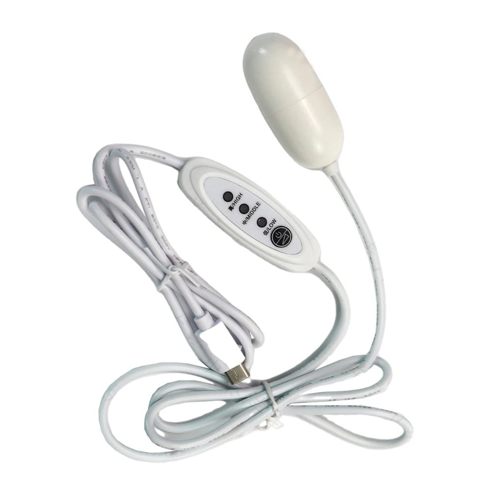 

6 Modes Vibrator Motor IPX5 Waterproof Type-C/USB Interface Massager Motor DC5V 0.8A with Regulator and 1.3m Long Cable