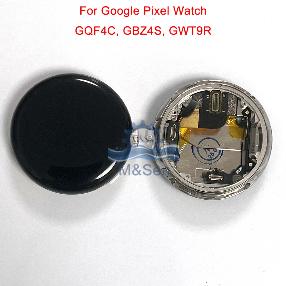 Original 1,2 Zoll LCD-Display mit Touchfunktion für Google Pixel Watch 1 GQF4C GBZ4S 2022 und Google Pixel Watch 2 G4TSL GC3G8/Watch 3 45MM LCD