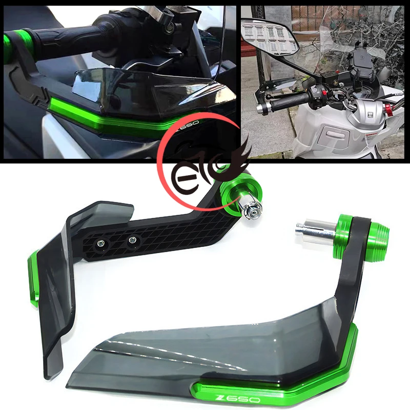 

Protector de mano para manillar motocicleta, accesorio para Kawasaki Z 650, z650, 2017-2021, 2022