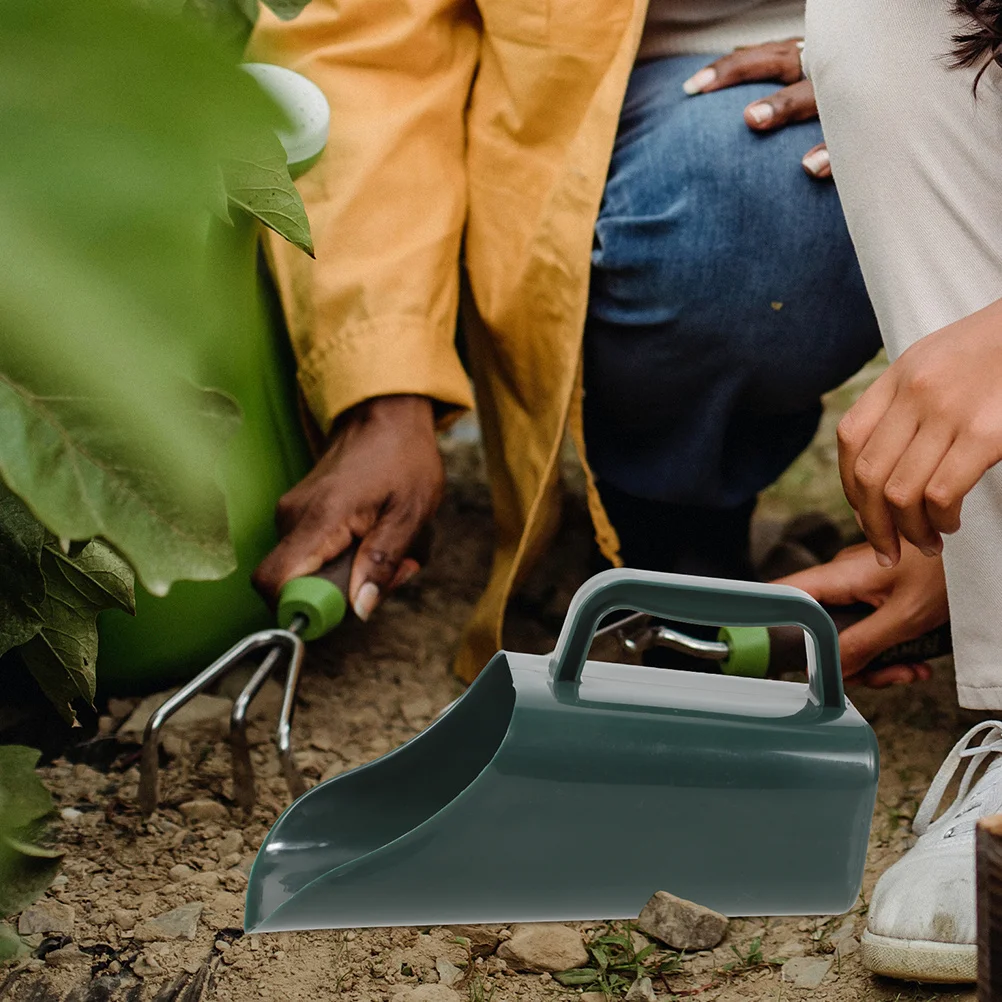 2 قطعة مجرفة اليد حديقة البلاستيك التربة مغرفة بونساي زهرة النباتات التربة مغرفة للنباتات العصارية البستنة حديقة مجرفة