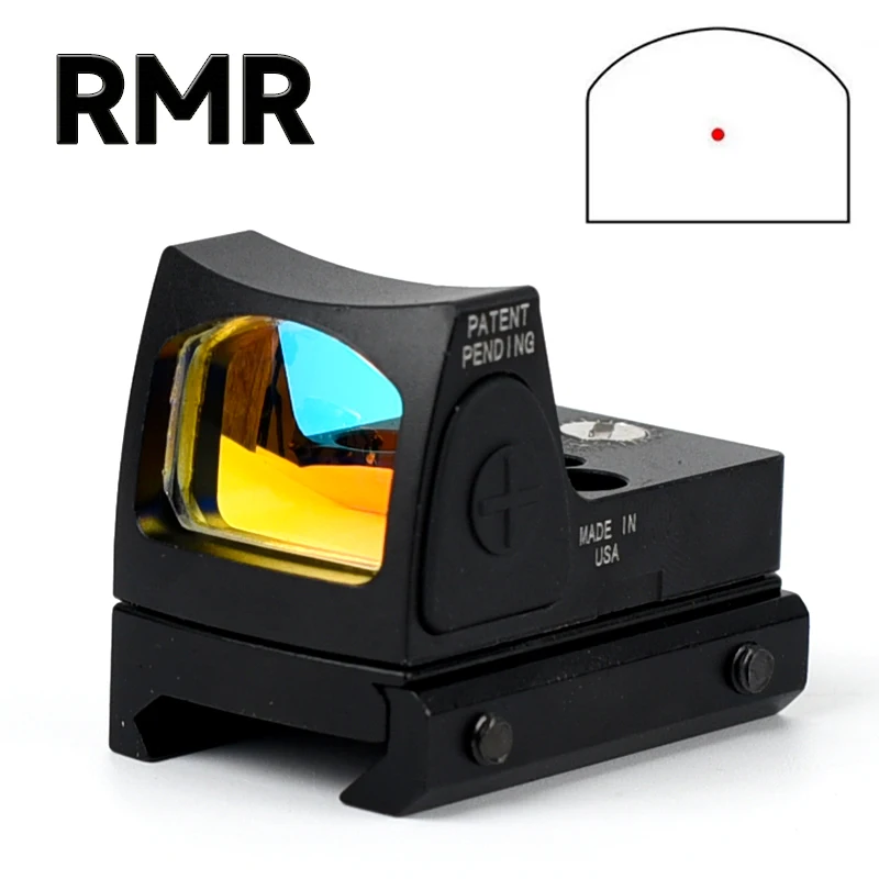 

Tactical Metal RMR Red Dot Sight Rifle Reflex Sight Scope 20mm Rail for Airsoft Glock Taurus Pistola G2 G2c G2s G3 TORO PT111