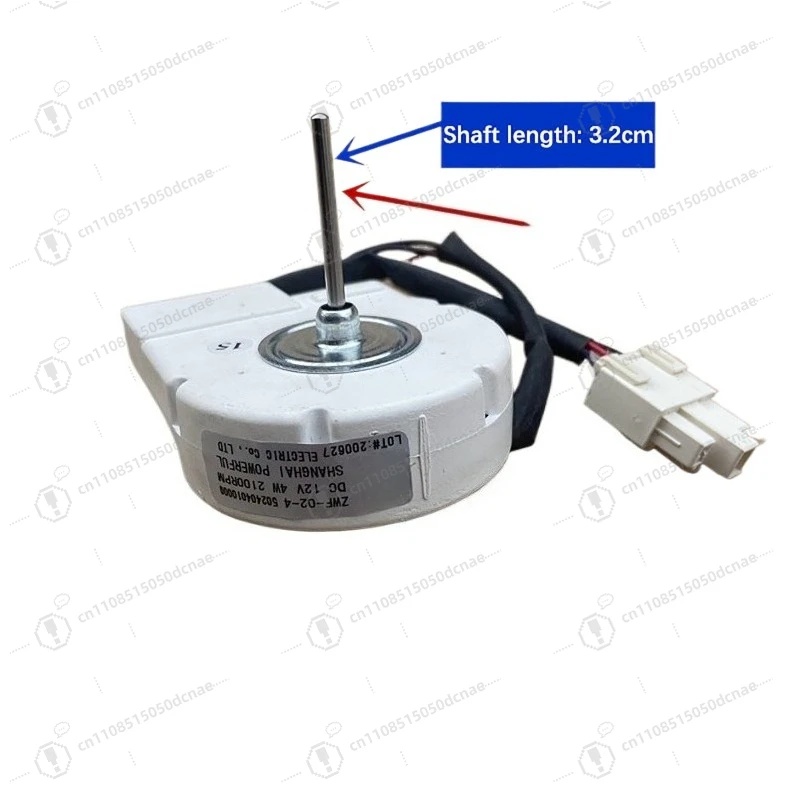 12V 4W DC Refrigerator Fan Motor ZWF 02 4 50240401000Q Replacement for  Freezer