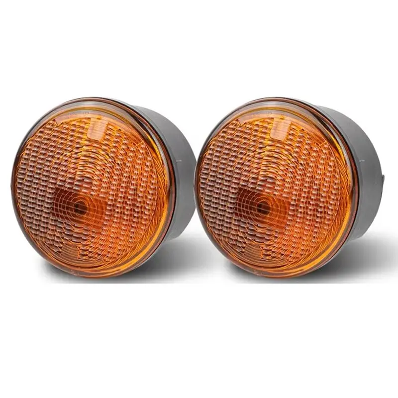 

A82M-For Jeep Wrangler 2014-2017 Front Bumper Turn Signal Lamp Amber Indicator Light Lamps 68200291AA 68200290AA