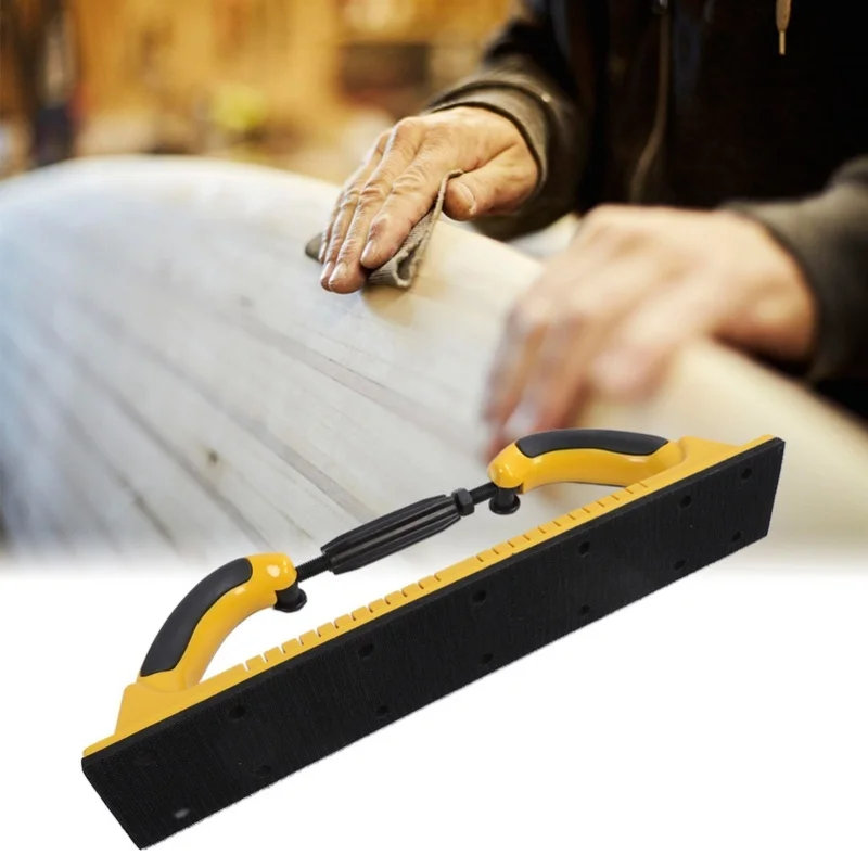 

Hand Sanding File Block 70x400mm Adjustable ABS Dust Extraction Sanding Block For Automotive Flocking Sticky