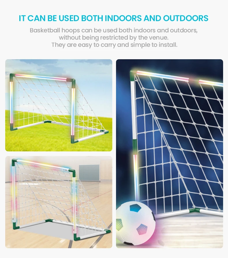 Porta de futebol portátil dobrável porta de bola de futebol treinamento ao ar livre indoor esporte brinquedo pai-filho jogo interativo criança presentes de natal