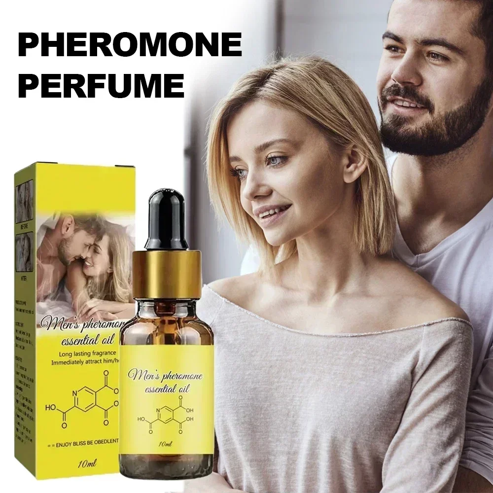 Bonito aceite esencial de Perfume de feromonas para hombres y mujeres, fragancia de Perfume corporal refrescante Natural de larga duración