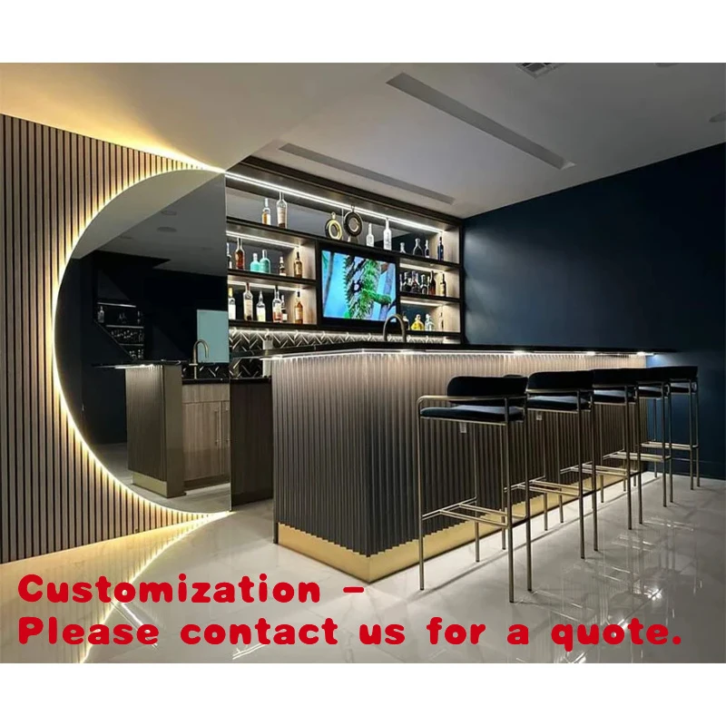 

custom.High Quality Nightclub Hotel Restaurant New Design Modern bar Counter