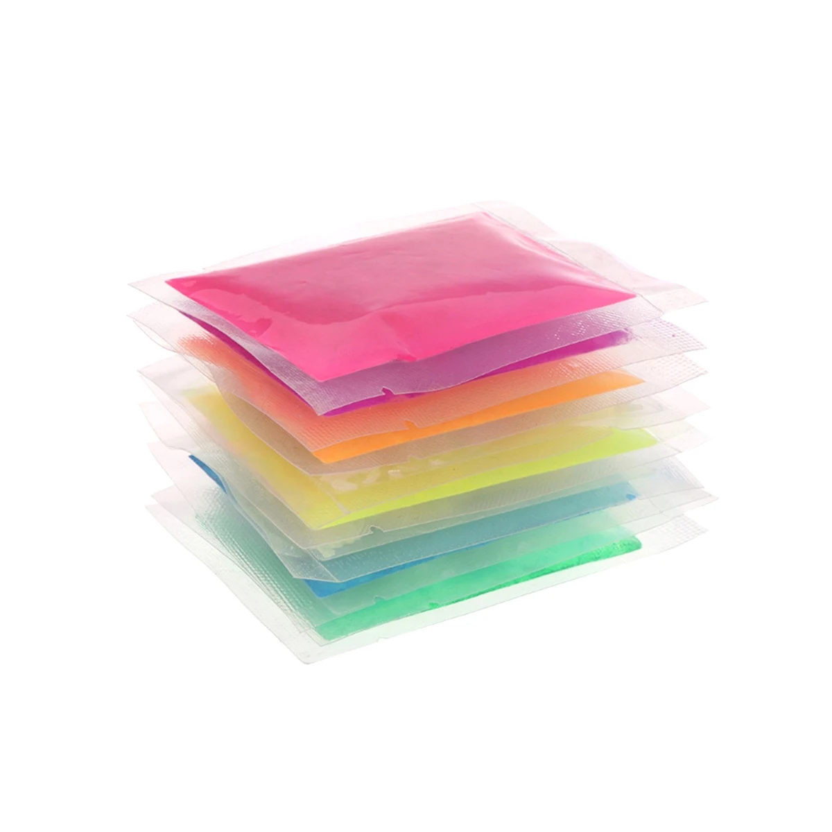 Confezione da 2 pezzi di pigmenti fosforescenti con sabbia luminosa, glitter per unghie, il segno fluorescente