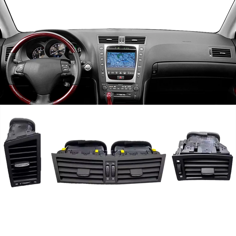 

Car Air Conditioner Dashboard Air Conditioning Vent Outlet Panel Grille Assembly For LEXUS GS300 GS350 GS430 2005 2006 2007-2011