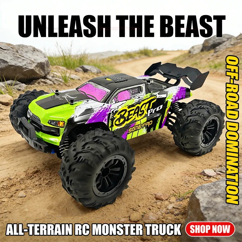 Auto Telecomandata PRO/MAX 1:16 80KM/H Brushless Fuoristrada Drift Car Trazione Integrale Veicolo RC ad Alta Velocità per Bambini e Adulti