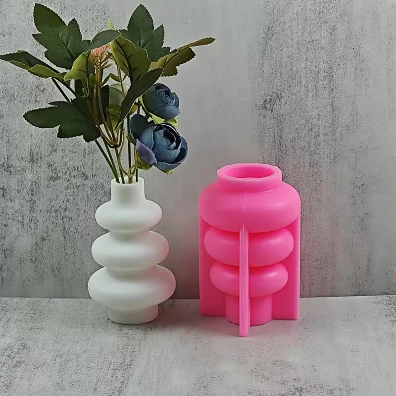 DIY Epoxy Resin Silicone Vase Mold Small Geometric Concrete Gypsum Pouring Flowerpot Silicone Mold Home Decoration Gift solar led lawn lamp home garden atmosphere decoration grass waterproof landscape arrangement smart solar light