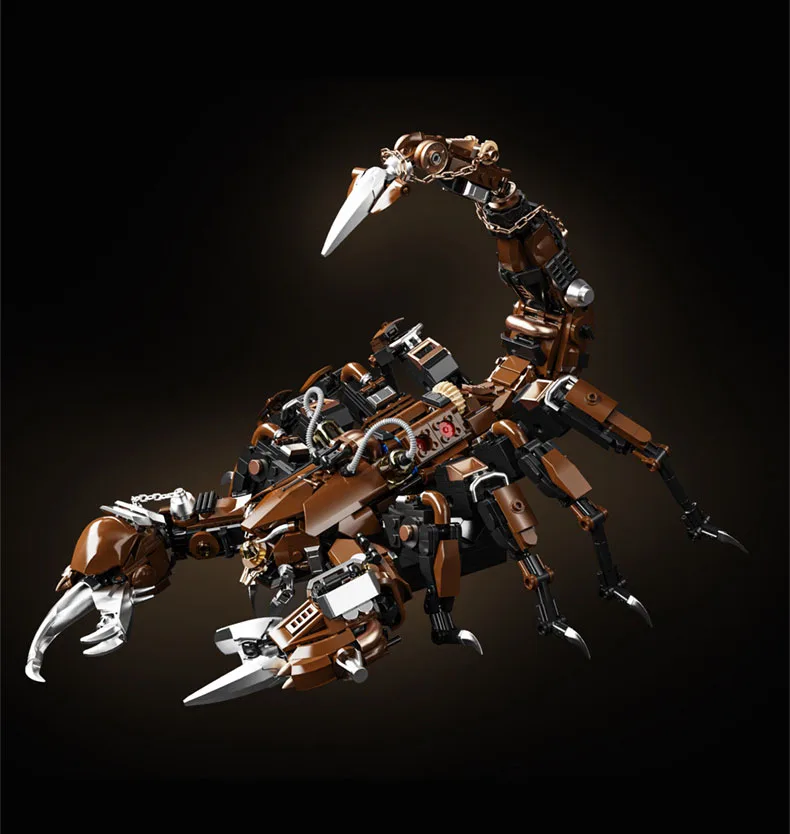 Idea Animals Battle Mecha Baustein Mechanischer Skorpion Roboter Mech Modell Bausteine Konstruktionsspielzeug Sammlerstück für Geschenke – Detail 7
