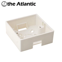 Atlectric External Mounting Box Junction Box Socket Switch Junction Box Surface Installation Box EU DE White 86mm * 86mm * 33mm