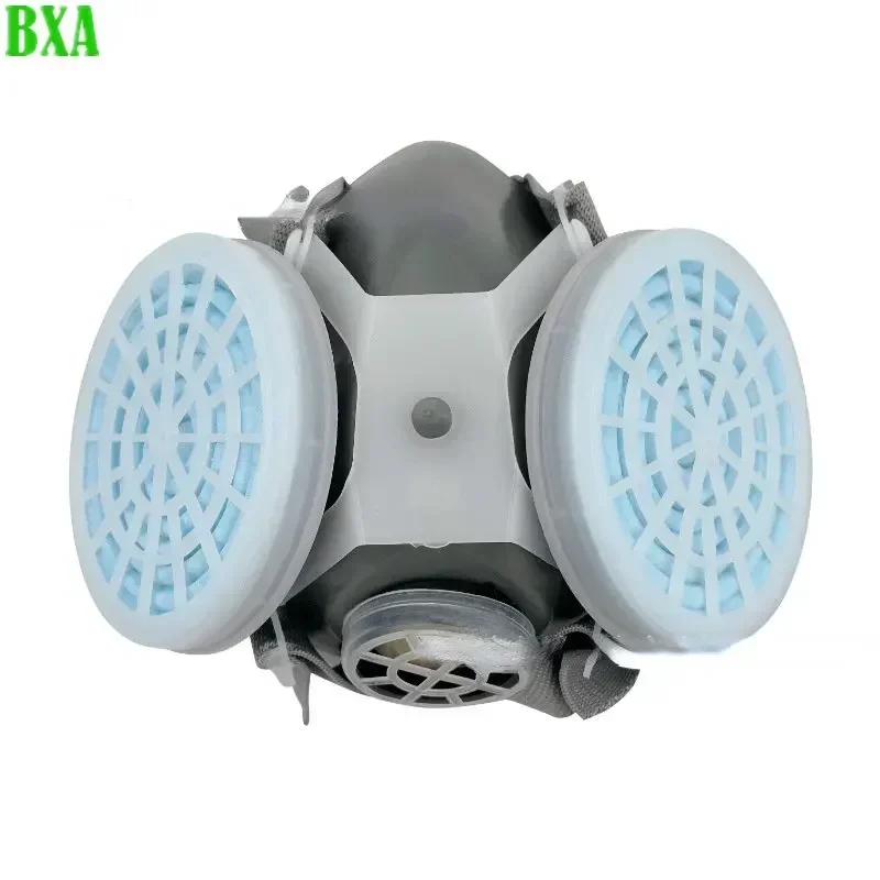 Protective Half-face Dustproof 301-3 Air Mask Respirator Coating Spraying Organic Vapor Chemical Filter Safe and Widely Used