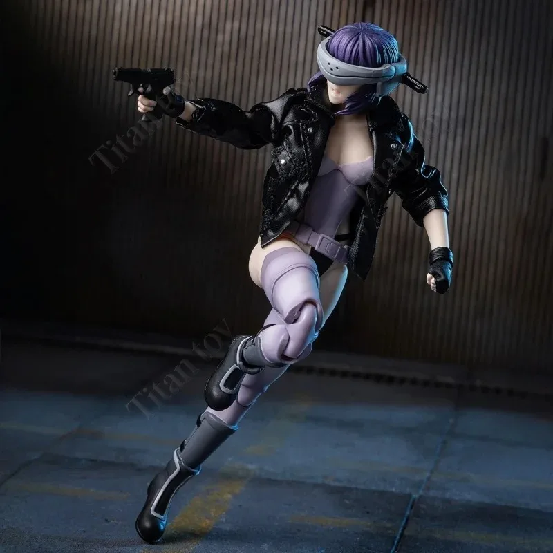 Ready To Ship Hiya Esg0202 Anime Action Figure Motoko Kusanagi 1/12 Scale Independent Complex Mobile Suit 6 Inch Collectible Toy view 5