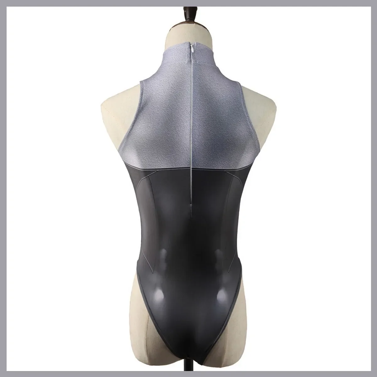 Robot Twins Cosplay Costume for Women Sexy Tight Jumpsuit Summer Swimsuit with Wig Atomic Heart Dixie Style Bikini Suit view 5