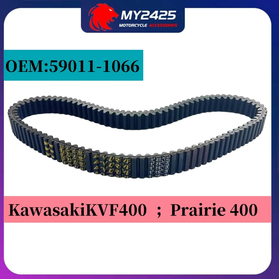 

1029x31 Motorcycle Transfer Drive Belt 59011-1066 For Kawasaki KVF400 Prairie 400 4X4 1999 2000 2001 2002 1029 31 59011-1066